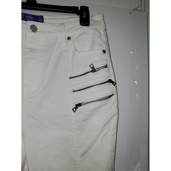 Jennifer Hudson Soho Jeans Leggings High Waist Curvy Fit Triple Zip Size 12 - Picture 2 of 10